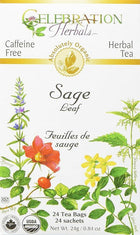 Celebration Herbals Organic Sage Leaf Tea 24 bags