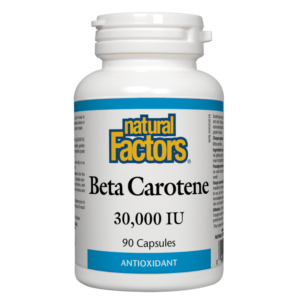 Natural Factors Beta Carotene 30K 90c