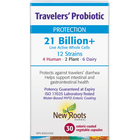 New Roots Herbal 21 Billion+ Travelers' Probiotic - 30 Veg Capsules