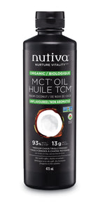 Nutiva Organic Liquid MCT Coconut Oil 473ml