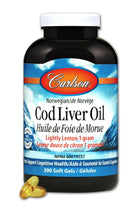Carlson Cod Liver Oil Lemon 300sg