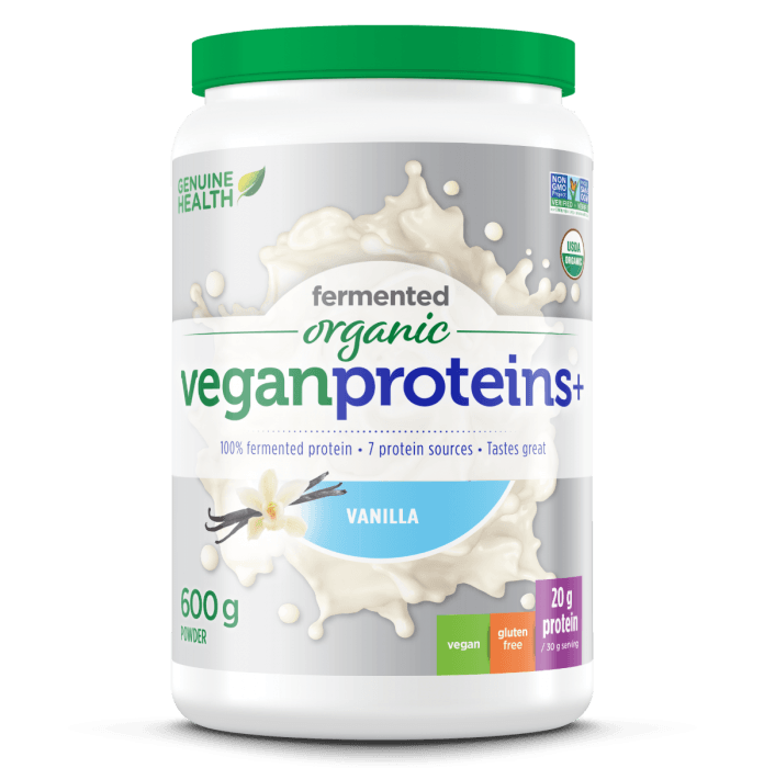 Genuine Health Fermented Vegan Protein Vanilla 600g