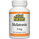 Natural Factors Melatonin 5 mg Peppermint 180 Tablet