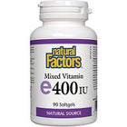 Natural Factors Mixed Vitamin E 400 IU 90sg