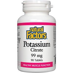 Natural Factors Potassium Citrate 99 mg 90t