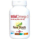 New Roots Wild Omega 3 EPA 660mg DHA 330mg 60 Softgels - Omega-3 Fish Oil, Reduce Inflammation, Heart and Inflammatory Diseases