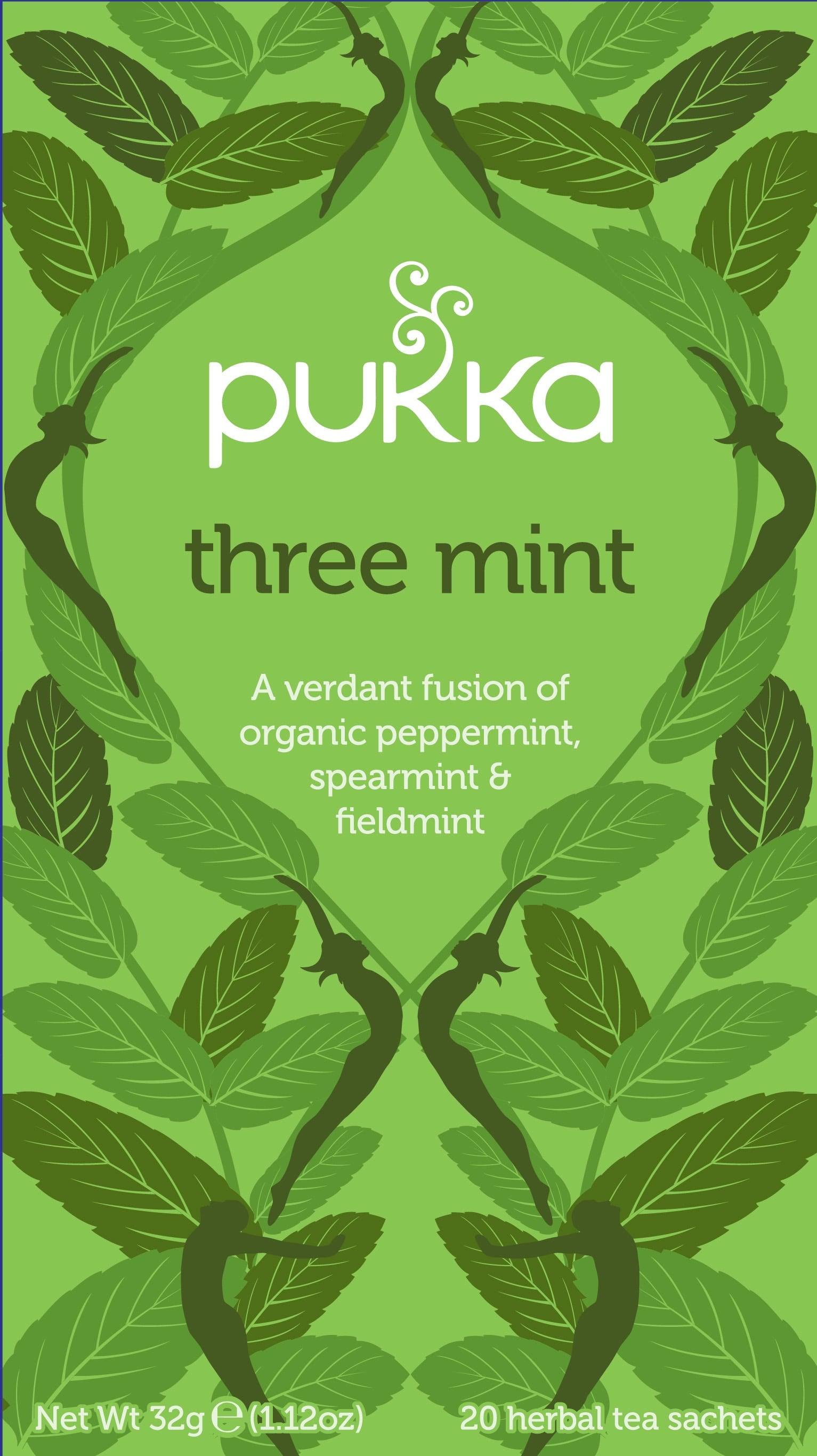 Pukka Tea Three Mint - 20 Tea Bags