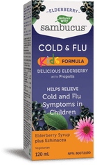 Natures Way Sambucus Elderberry For Kids - Cold And Flu - 120ml
