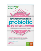Genuine Health Advanced Gut Health Probiotic Women's Daily 50 Billion CFU 60 Capsules