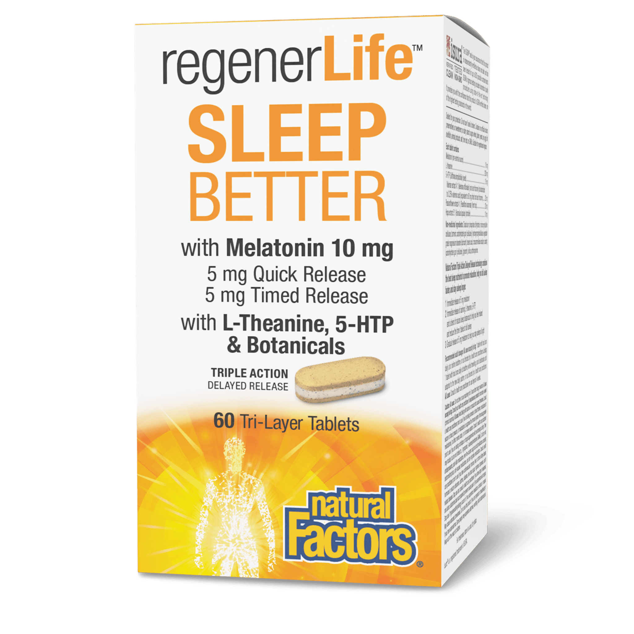 Natural Factors RegenerLife Sleep Better 60 Tablets