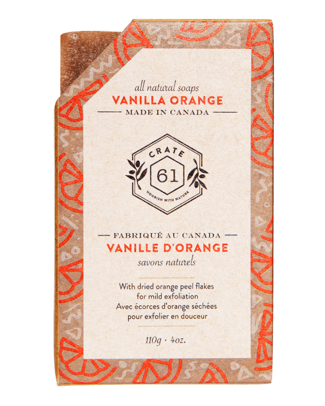 Crate 61 Soap Bar Vanilla Orange 110g