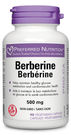 Preferred Nutrition Berberine 500mg 90 Vegetarian Capsules