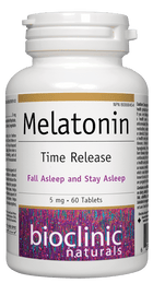 Bioclinic Melatonin Time Release 5mg 60 Tablets