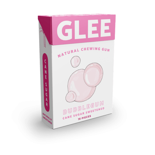Glee Gum w/ Cane Sugar Bubblegum 16ct