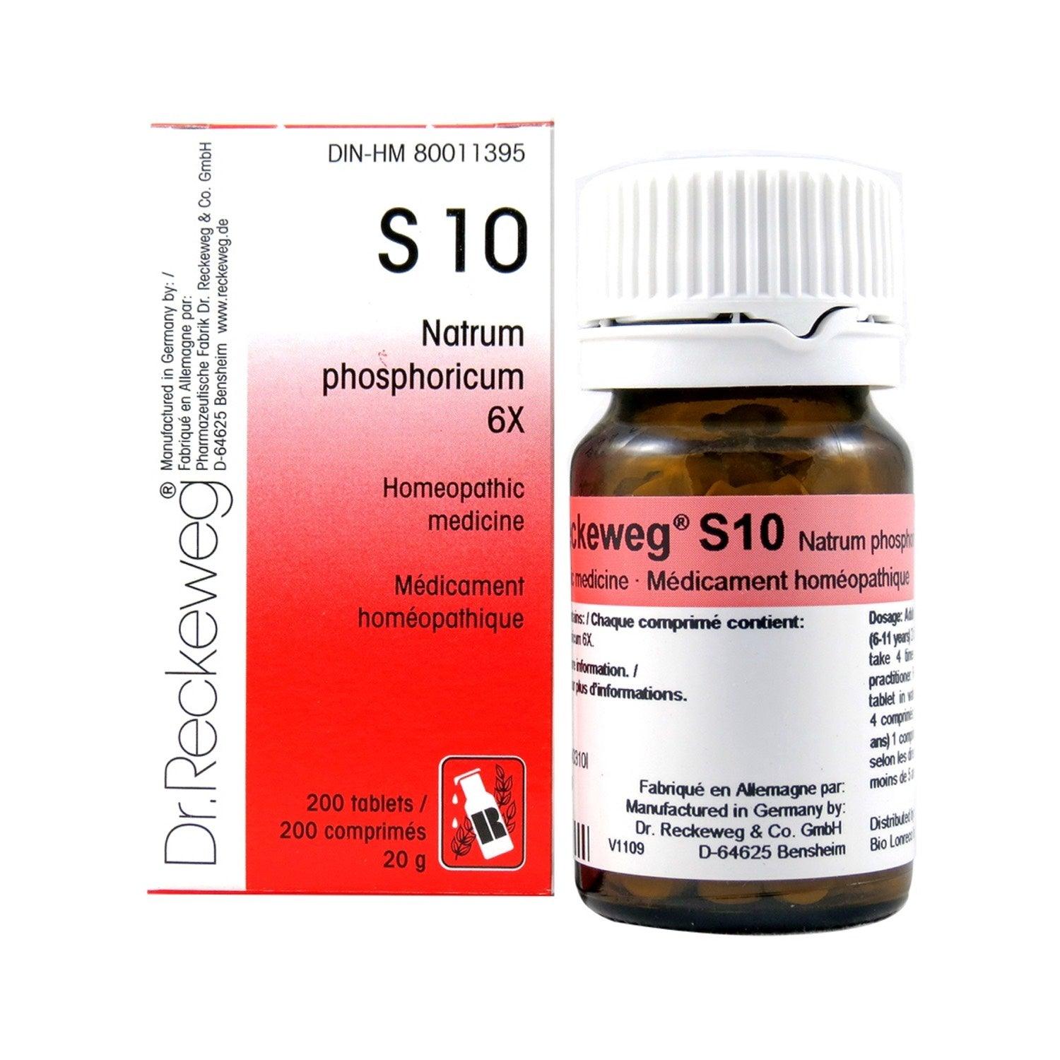 Dr. Reckeweg S10 Natrum phosphoricum 6X 200t