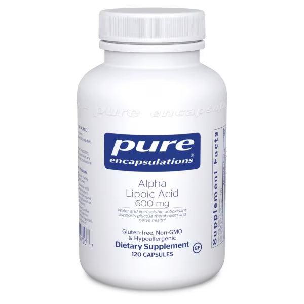 Pure Encapsulations Alpha Lipoic Acid 600mg 60 Veg-Caps