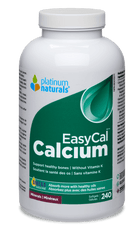 Platinum Naturals EasyCal Calcium Bone Builder, 240 Softgels
