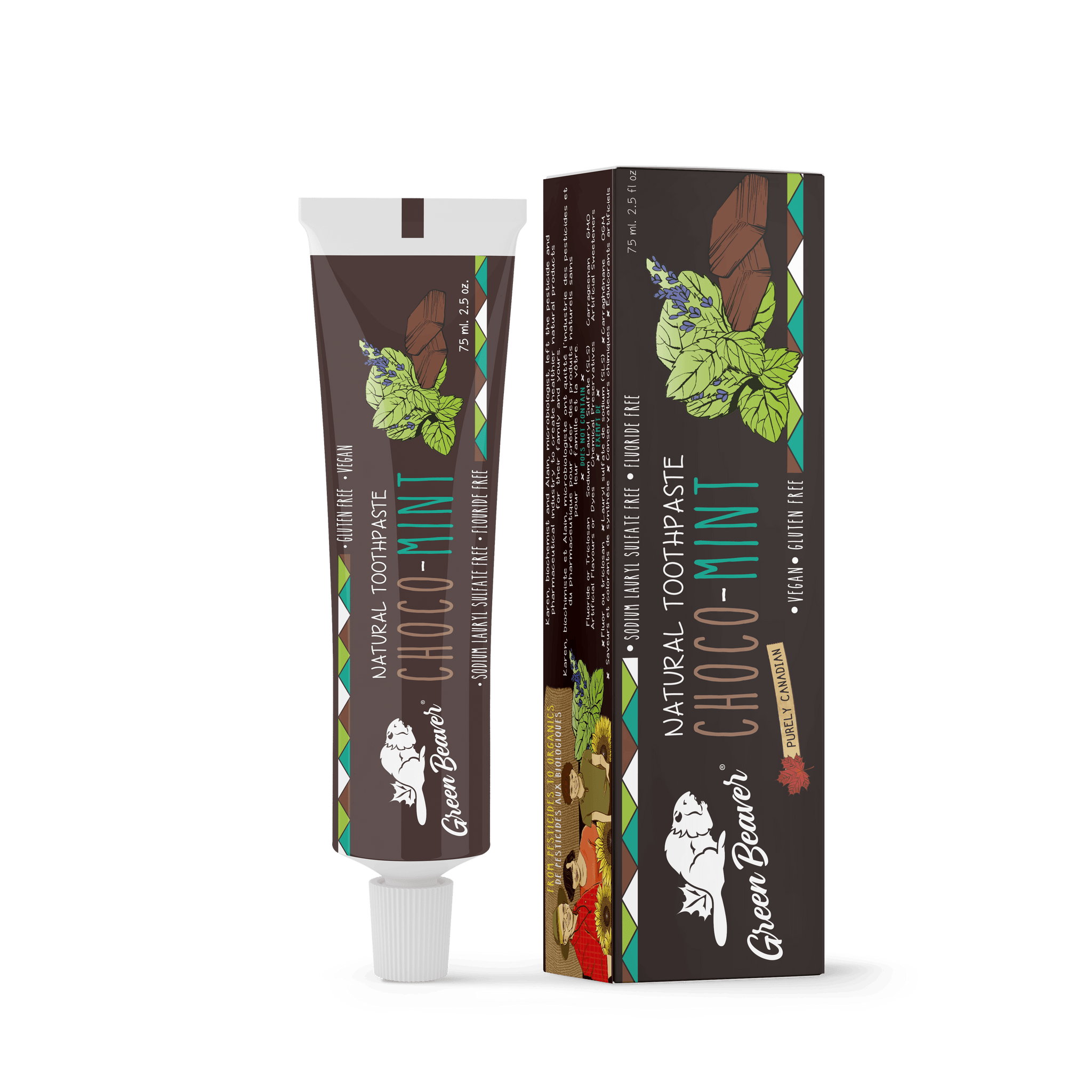 The Green Beaver Company  Toothpaste Choco Mint 75ml