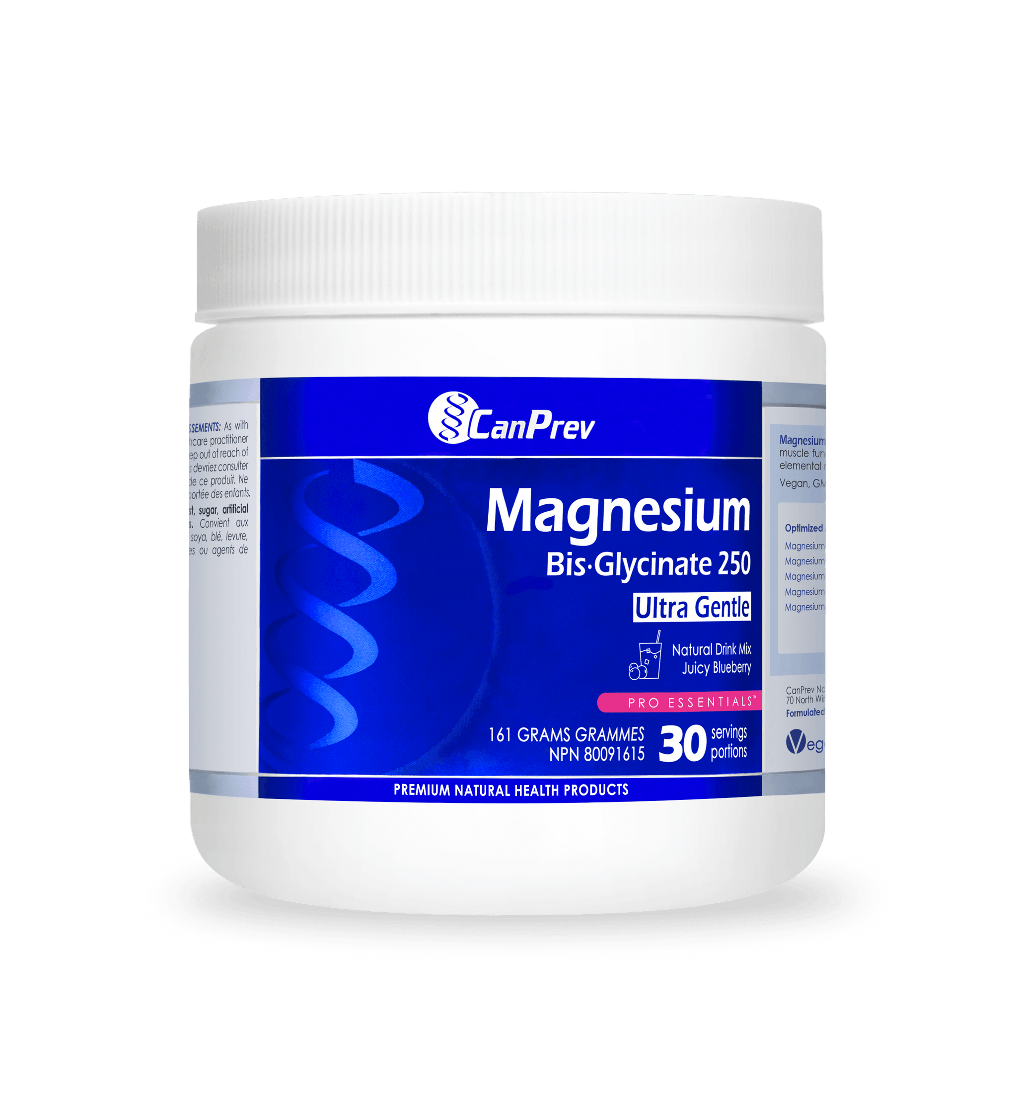 CanPrev Magnesium Bis-Glycinate 250 Juicy Blueberry 161g