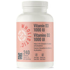 Wholistic Vitamin D3 1000IU 240 capsules