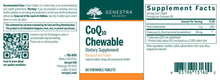 Genestra Brands CoQ10 Chewable 60 Tablets