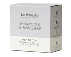 be.bare life Top to Toe Shampoo & Shave Bar 100g