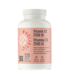 Wholistic Vitamin D3 2500IU 120 capsules