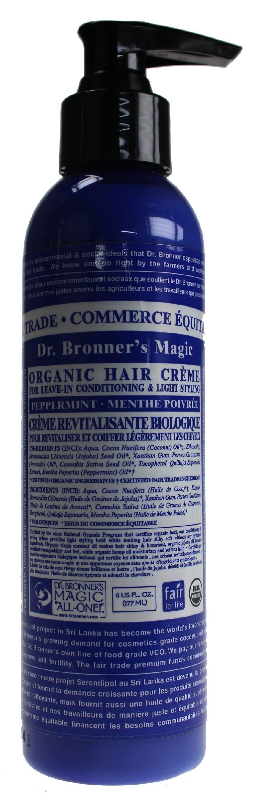 Dr. Bron Peppermint Hair CondStyle Crm 177ml
