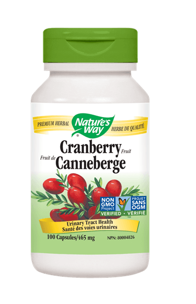 Nature's Way Cranberry Fruit Supplement (Urinary Tract Health) - 100 Veg Capsules