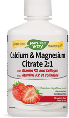 Nature's Way Cal Mag with K2 Strawberry 500ml