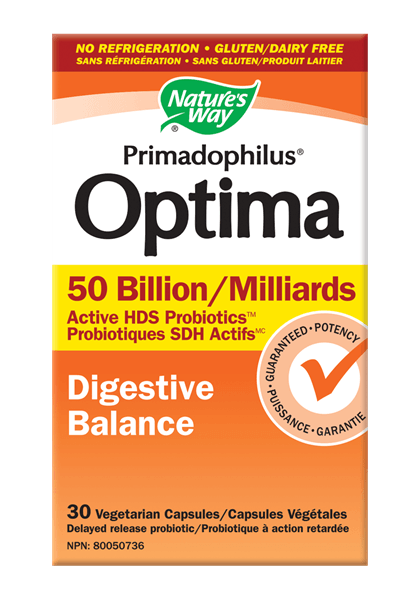 Nature's Way Fortify Optima Digestive Balance 50 Billion Probiotic - 30 Capsules