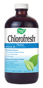 Nature's Way Chlorophyllin Copper Complex Liquid, Natural Flavour (Internal Deodorant) - 474 ml