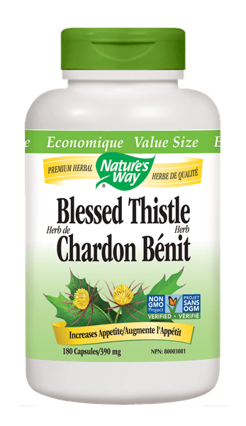 Nature's Way Blessed Thistle Herb - 180 Veg Capsules