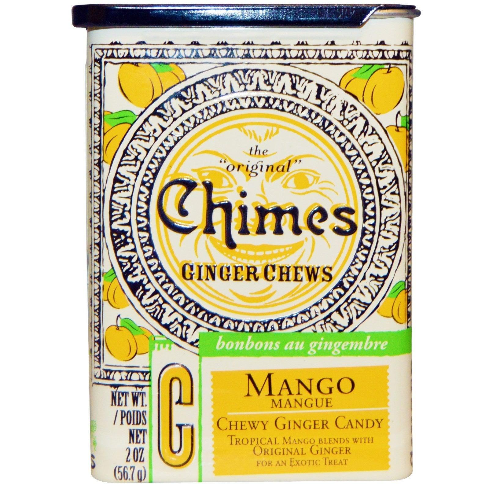 Chimes Ginger Chews Tin Mango 56.7g
