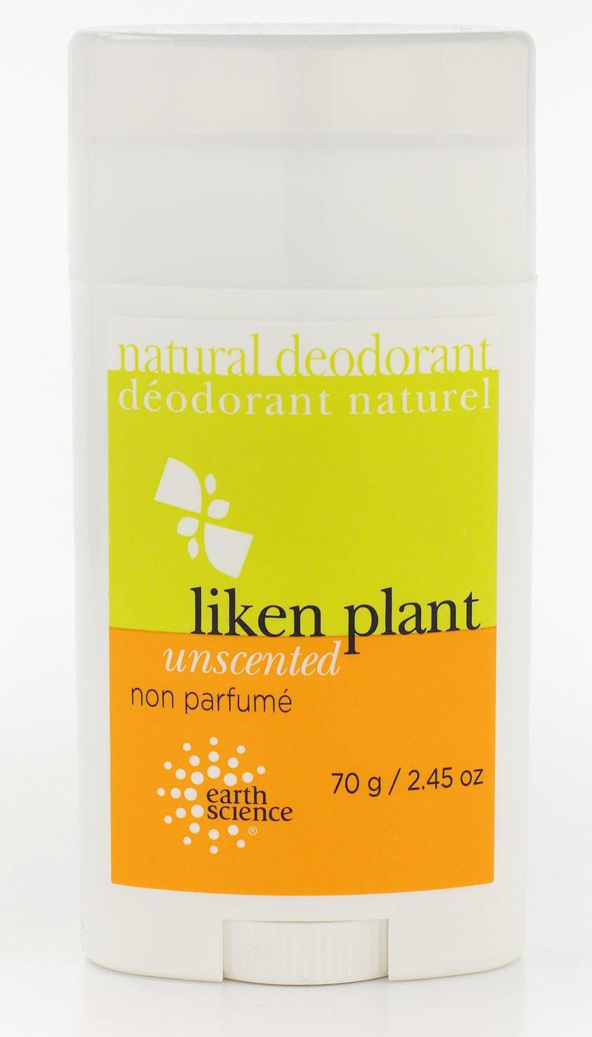 Earth Science Deodorant LiKEN Plant Unscented 70g