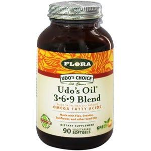 Flora Udo's Oil Omega 3-6-9 Blend 1000 mg - 90 Softgels