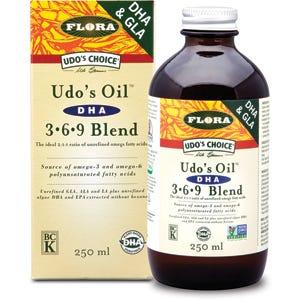 Flora Udo's Oil Omega 3-6-9 Blend +DHA - 250 ml