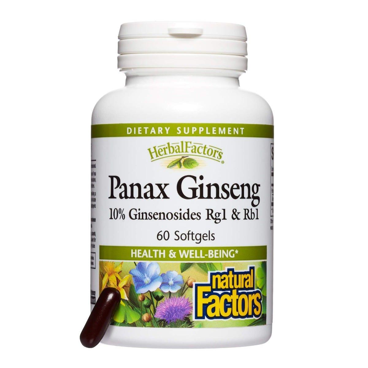 Natural Factors Panax Ginseng 60c