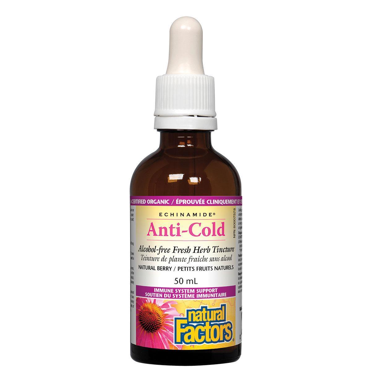 Natural Factors AntiCold Alcohol Free Berry 50 mL