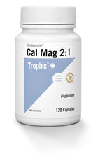 Trophic Calcium Magnesium Chelazome 2:1 - 120 Veg Capsules