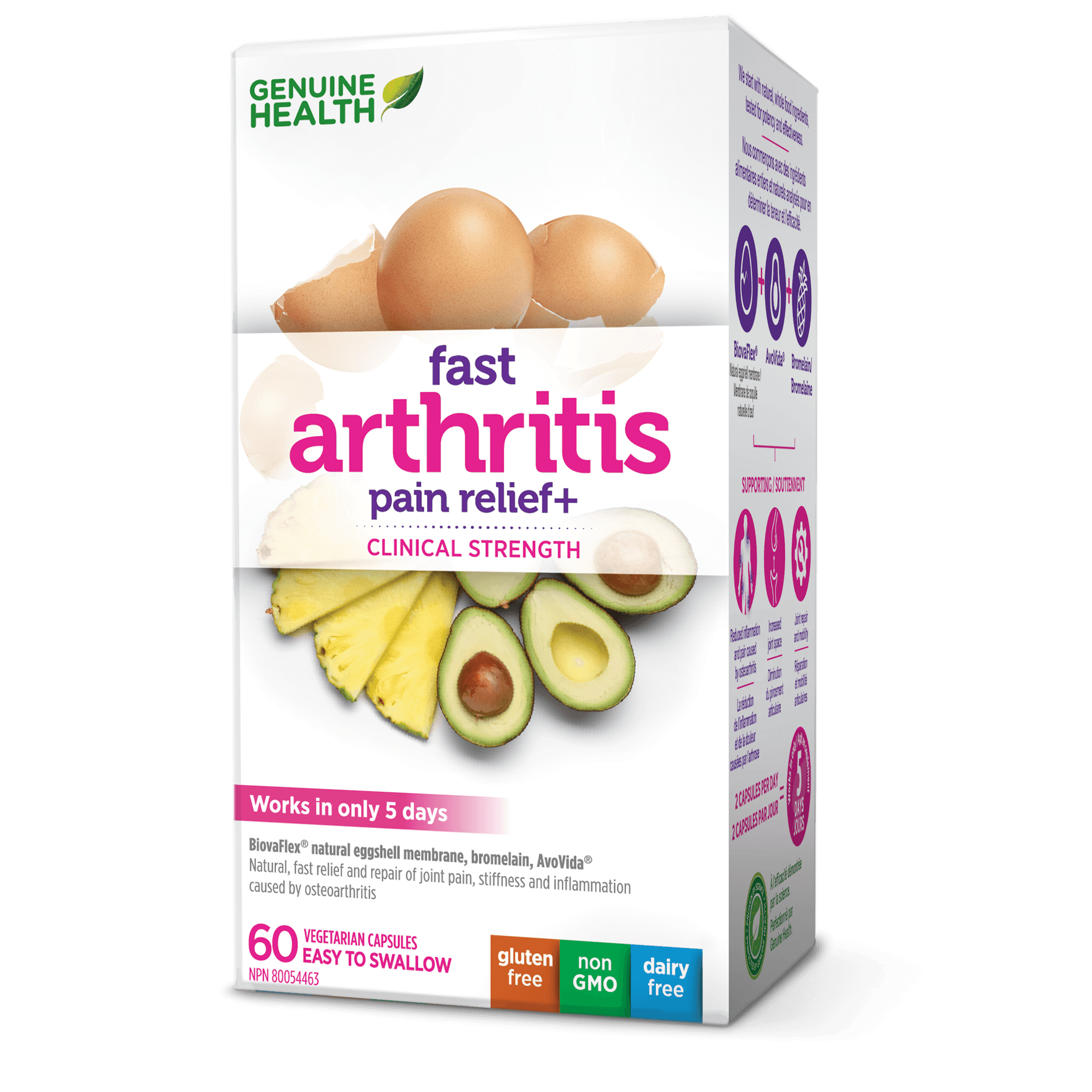 Genuine Health Fast Arthritis Pain-Relief+ 60c