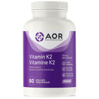 AOR Vitamin K2, 120mcg 60 Vegan Capsules