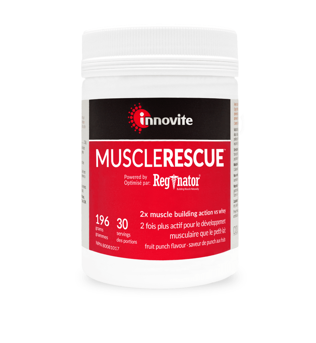 Innovite Health Muscle Rescue - Fruit Punch Flavor, 180g Online 