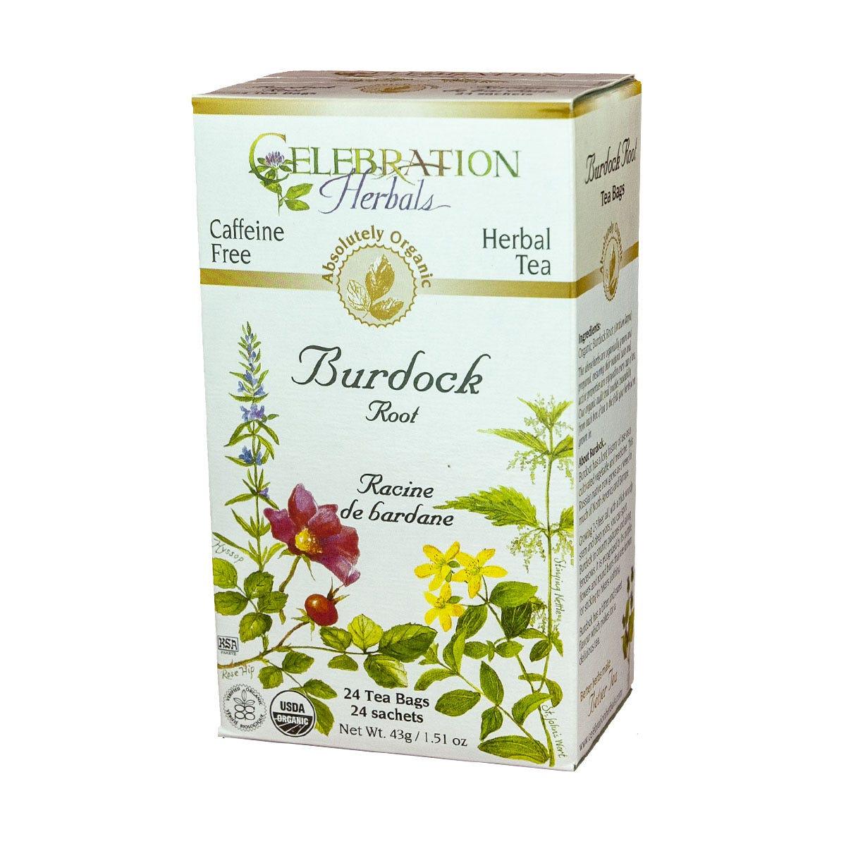 Celebration Herbals Organic Burdock Root Tea 24 bags