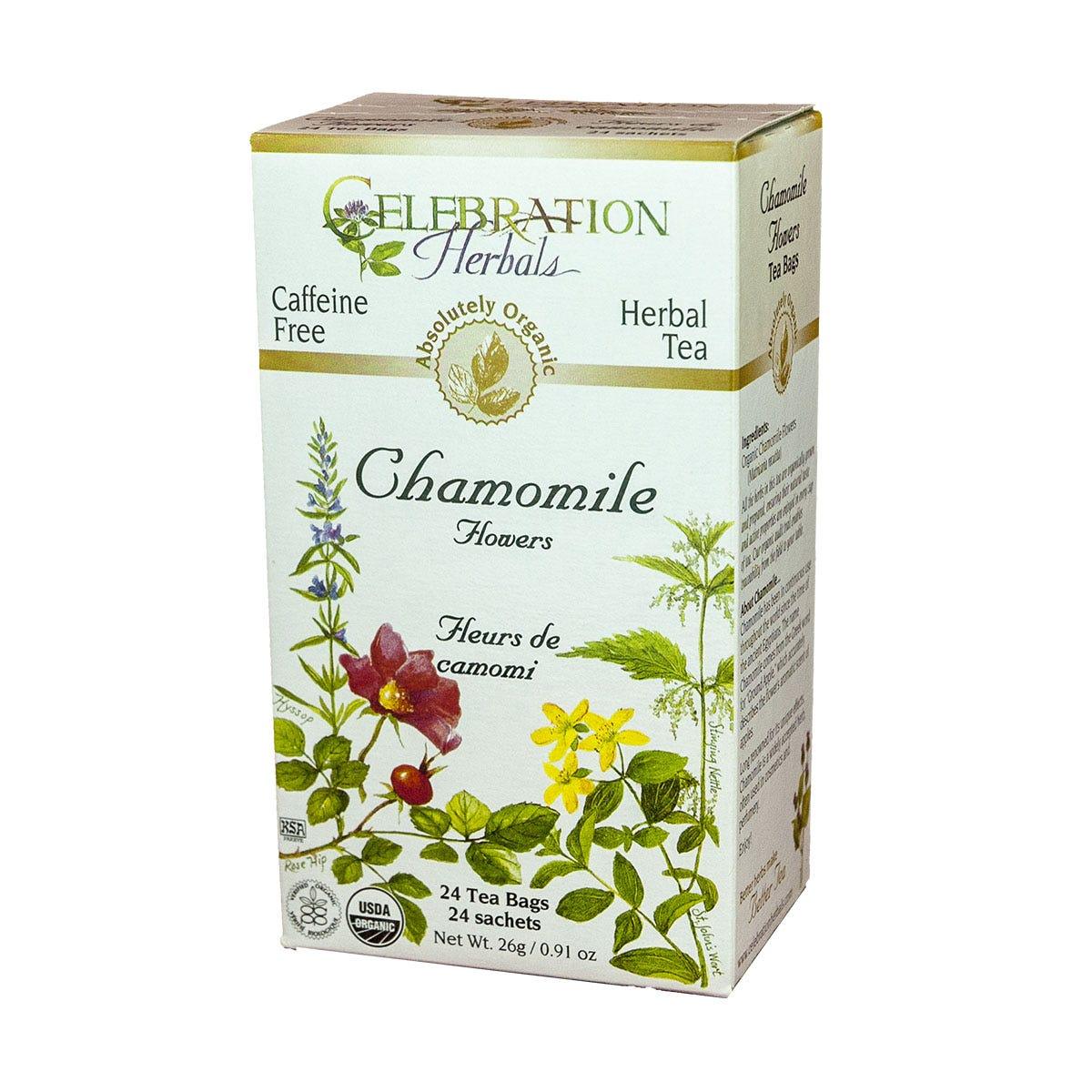Celebration Herbals Organic Chamomile Flowers Tea 24 bags