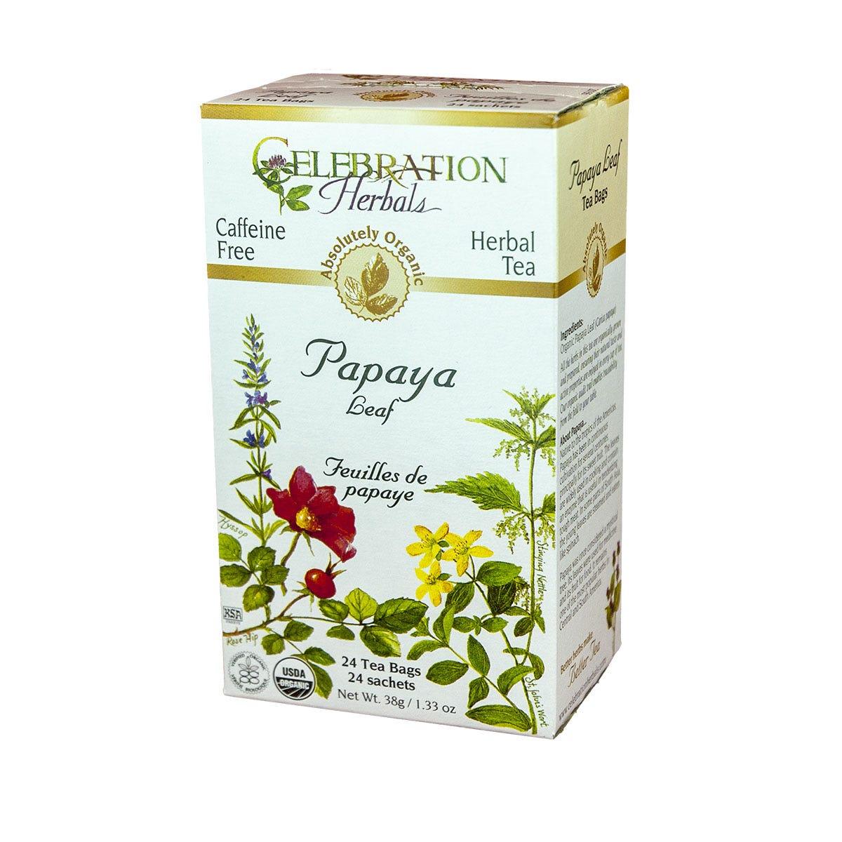 Celebration Herbals Organic Papaya Leaf Tea 24 bags