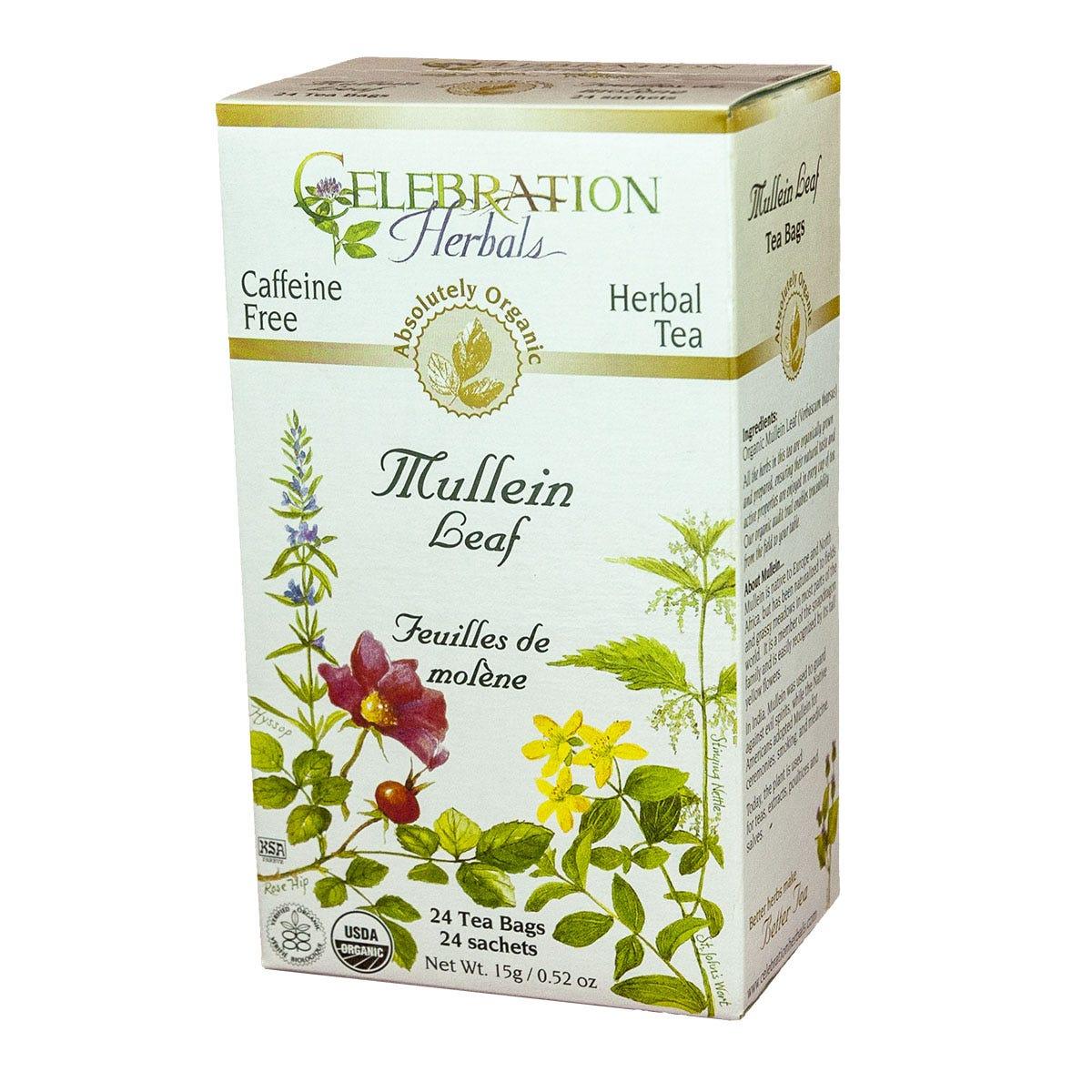 Celebration Herbals Organic Mullein Leaf Tea 24 bags