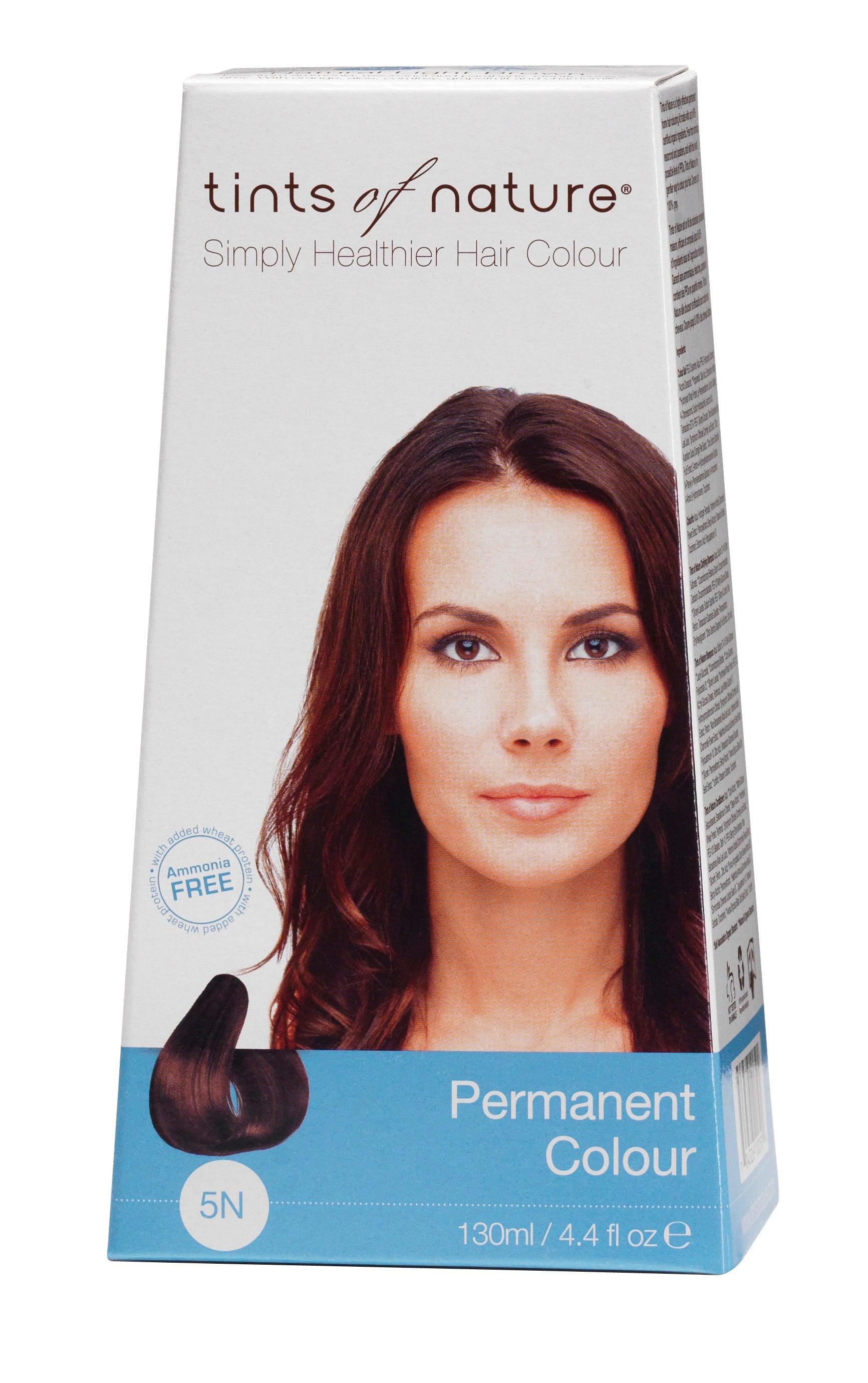 Tints of Nature 5N Natural Light Brown Permanent Hair Color - 130ml