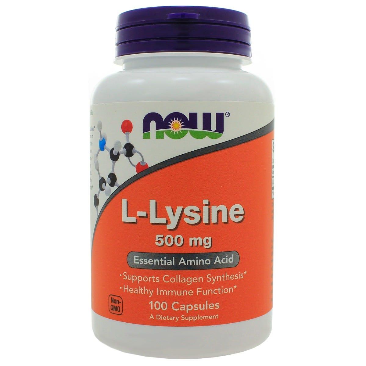 Now Ly-Lysine 500mg 100c