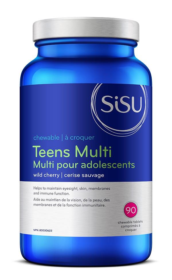 Sisu Wild Cherry Teens Multi - 90 Chewable Tablets